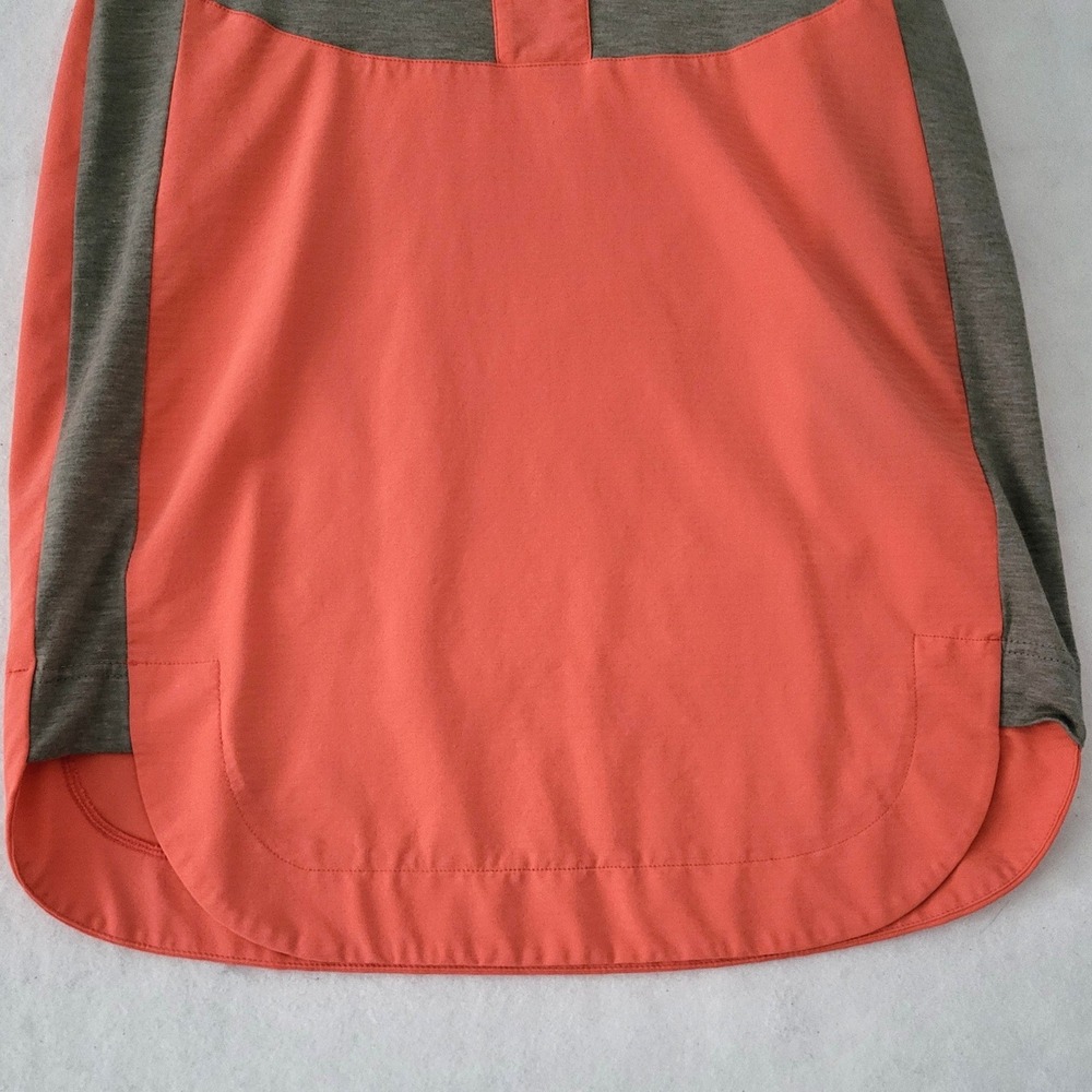 Title Nine Shella Tank Dress Size XS Tennis Golf Pickleball Orange Gray Womens - Picture 6 of 12
